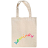 Stofftasche für Steine mit farbiger Aufschrift 22 x 26 cm
