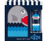 Baylis & Harding Kids Shark Waschgel 130 ml + Waschhandschuhe, Kosmetikset für Kinder
