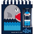 Baylis & Harding Kids Shark Waschgel 130 ml + Waschhandschuhe, Kosmetikset für Kinder