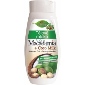 Bione Cosmetics Macadamia + Coco Milk Körpermilch für alle Hauttypen 400 ml