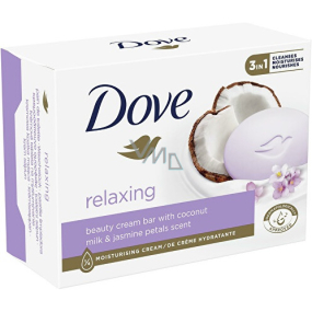 Dove Relaxing cremige Toilettenseife mit Kokosnussmilch und Jasminblüten 90 g