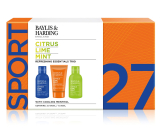 Baylis & Harding Limette und Minze Haarwäsche und Shampoo 100 ml + Gesichtswäsche 100 ml + After Shave Balsam 50 ml, Kosmetikset für Männer