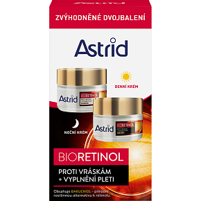Astrid Bioretinol fortgeschrittener Tages- und Nachtcreme gegen Falten, 50+50 ml