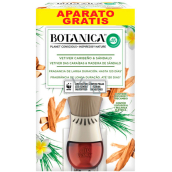 Air Wick Botanica Vetiver Caribeno & Sandalo - Karibischer Vetiver und Sandelholz elektrischer Lufterfrischer Set 19 ml