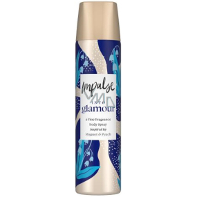 Impulse Into Glamour parfümiertes Deodorant Spray für Frauen 75 ml