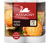 Harmony Good For Food Burger 3-lagige Papierhandtücher 16,5 m, 2 Rollen
