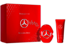 Mercedes-Benz Woman In Red Eau de Parfum 90 ml + Bodylotion 100 ml, Geschenkset für Frauen