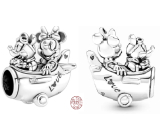 Charme Sterling Silber 925 Disney Abenteuer mit Mickey Mouse und Minnie. reisearmband Perle