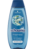 Schauma Shampoo Men 3in1 Meeresmineralien und Aloe Vera, 400 ml