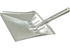 Spokar Metallschaufel breit, verzinktes Blech, 235 mm