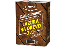 Karbolineum Extra 3v1 barva na dřevo, jantar, 8 kg