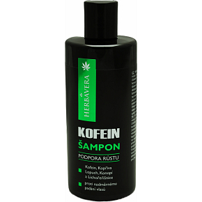 Herbavera koffeinhaltiges Shampoo zur Unterstützung des Haarwachstums, 300 ml