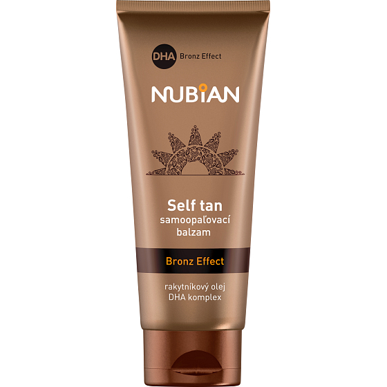 Nubian Self Tan Selbstbräuner Körperbalsam in der Tube, 200 ml
