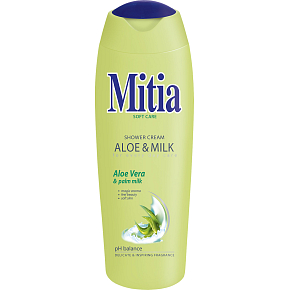 Mitia Soft Care Aloe Vera & Milk Duschgel, 400 ml