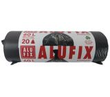 Alufix Müllsäcke schwarz, 10 µ, 60 Liter, 64 x 71 cm, 20 Stück