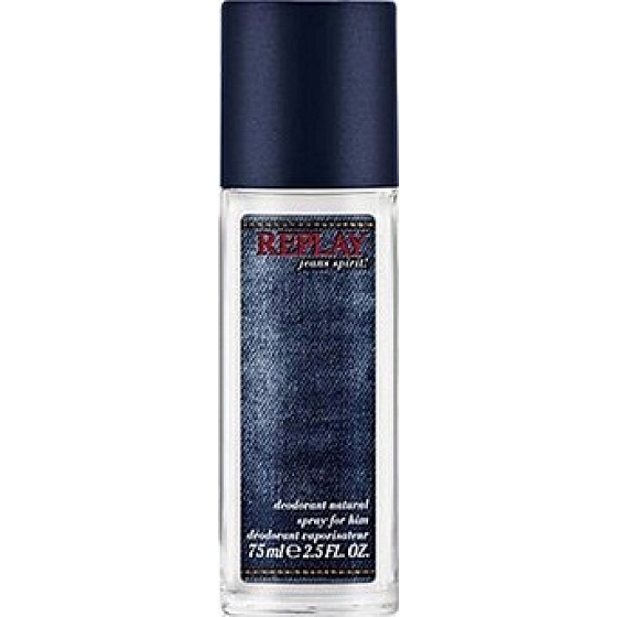 Replay Jeans Spirit! Mann parfümiertes Deodorantglas für Männer 75 ml