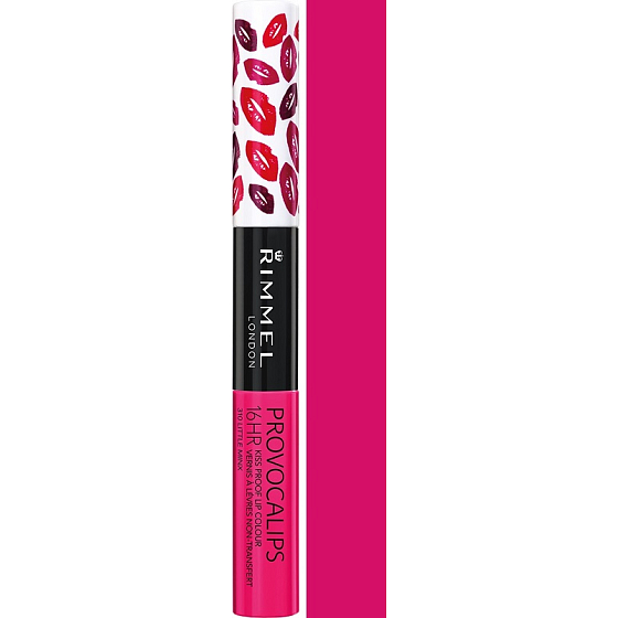 Rimmel London Provocalips 16HR Kussfest Lip Color Lipgloss 310 Little Minx 4 ml und 3 ml
