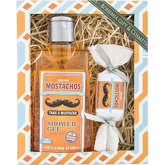 Böhmen Geschenke Mostachos Duschgel 250 ml + Toilettenseife 30 g, Kosmetikset
