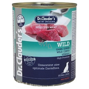 DR. Clauders Wild Game komplettes Super Premium Futter 96% Fleisch für erwachsene Hunde 800 g