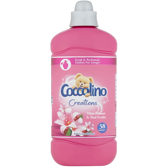 Coccolino Creations Tiare Flower & Red Fruits konzentrierter Weichspüler 58 Dosen 1,45 l