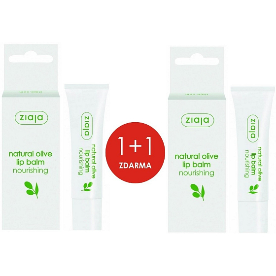 Ziaja Olivenlippenbalsam 10 ml + Olivenlippenbalsam 10 ml, Duopack