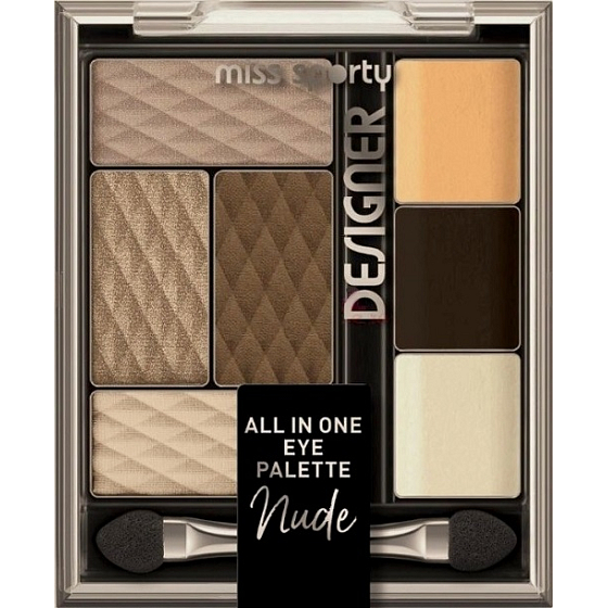 Miss Sports Designer All-in-One-Lidschatten-Palette 100 Nude Designer 9,5 g