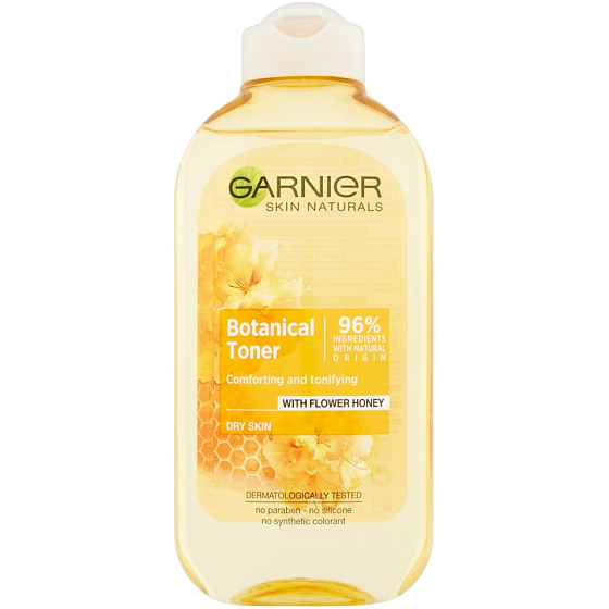 Garnier Skin Naturals Botanical Toner mit Blütenhoniglotion für trockene Haut 200 ml