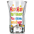 Nekupto Lachen Frühling Figur Glas Geschenk Ostern Schuss Fest, Fest 40 ml