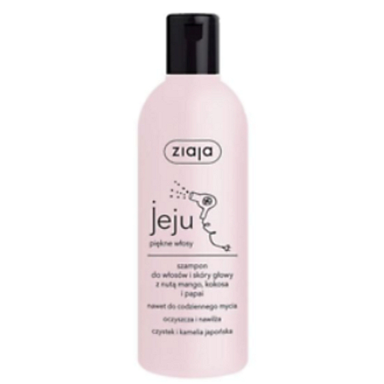 Ziaja Jeju Reinigendes und feuchtigkeitsspendendes Haarshampoo mit entzündungshemmender und antibakterieller Wirkung 300 ml