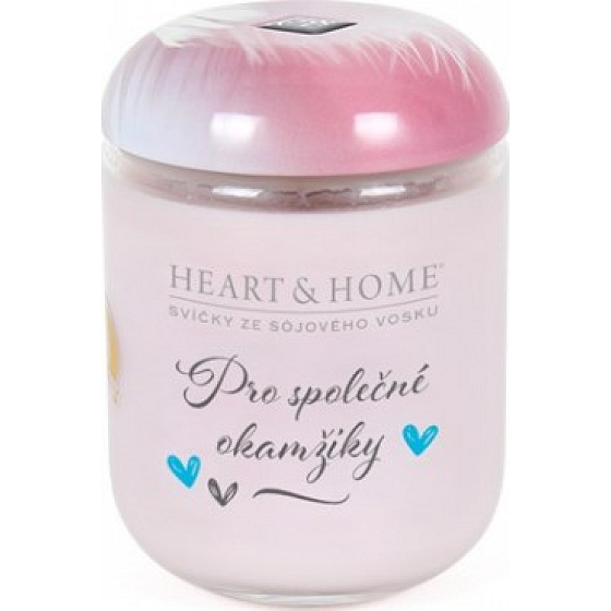 Heart & Home Für gemeinsame Momente Sojawachskerze mittel duftend brennt bis zu 30 Stunden 110 g