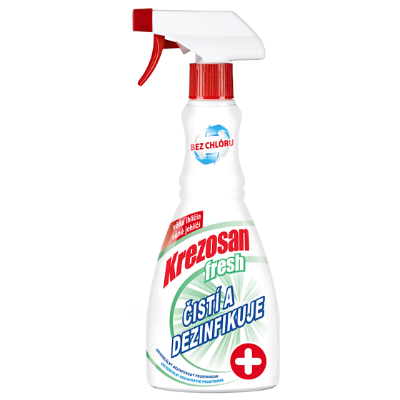 Krezosan Fresh Reinigungs- und Desinfektionsmittel, beseitigt Bakterien und Hefen auf allen Arten von Böden, Fluren, Toiletten 500 ml Spray