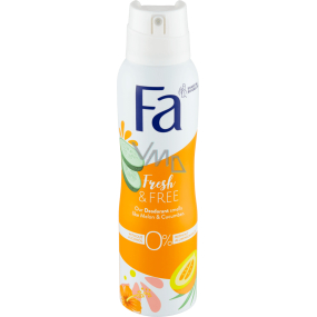 Fa Fresh & Free Gurken & Melonen 48h Deodorant Spray für Frauen 150 ml