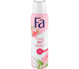 Fa Fresh & Dry Pfingstrosen Sorbet Duft 48h Antitranspirant Deodorant Spray für Frauen 150 ml