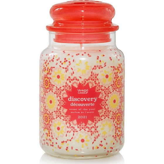 Yankee Candle Discovery Duft des Jahres 2021 - Entdecken Sie! Duft des Jahres 2021 Duftkerze Classic groß Glas 623 g