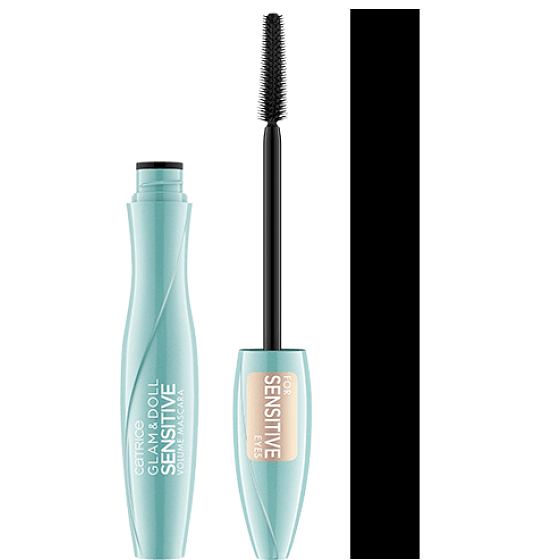 Catrice Glam & Doll Sensitive Volume Volumen-Mascara für empfindliche Augen 010 Ultra Black 9 ml