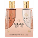 Grace Cole Ginger Lily & Mandarin - Ingwerlilie und Mandarine Duschgel 300 ml + feuchtigkeitsspendende Körperlotion 300 ml, Kosmetikset für Frauen