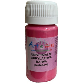 Art e Miss Universal-Acryl-Perlenfarbe 53 Dunkelrot 40 g