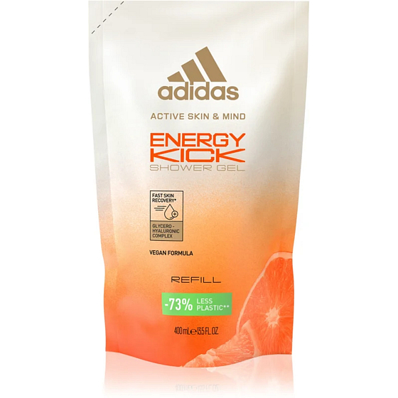 Adidas Energy Kick Duschgel für Frauen 400 ml Nachfüllpackung