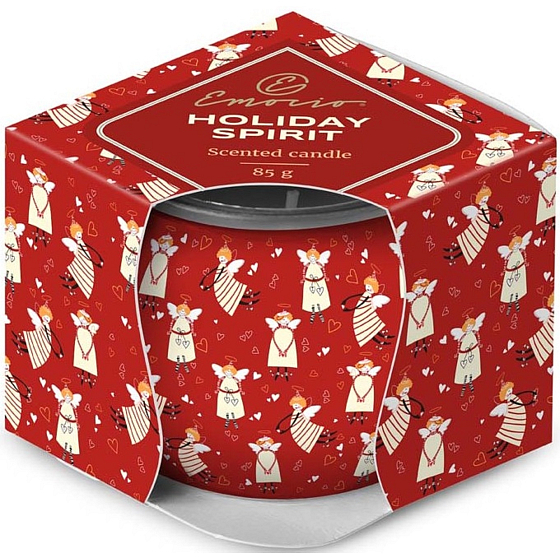 Emocio Dekor Holiday Spirit - Cookie and Cream Duftkerze Glas 70 x 62 mm 85 g