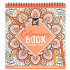 Ditipo Malbuch Kreativ-Ringbuch orange 25 Seiten A4 210 x 200 mm