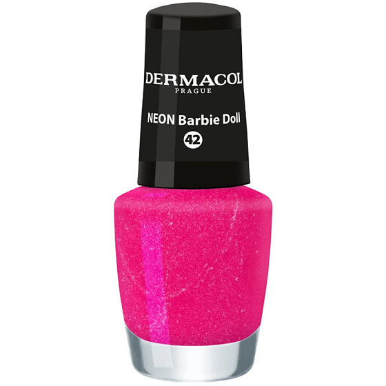 Dermacol Neon-Nagellack Neon-Nagellack 42 Barbie-Puppe 5 ml
