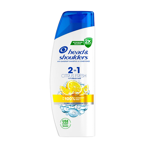 Head & Shoulders Citrus Fresh 2in1 Anti-Schuppen Shampoo und Spülung 330 ml