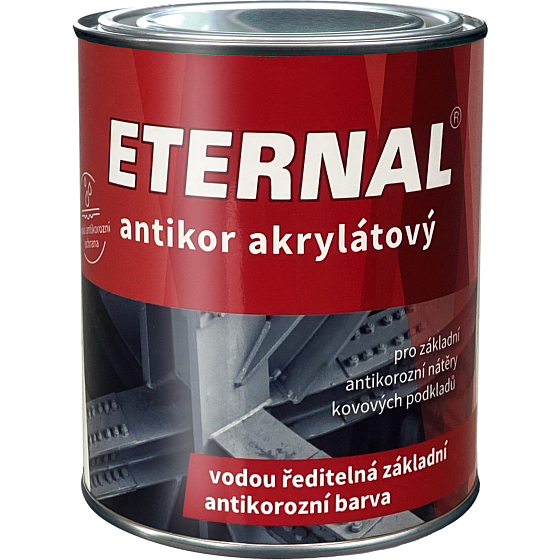 Eternal Antikor Grundfarbe für Metall korrosionsbeständig, grau, 700 g