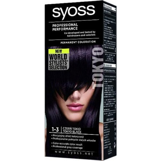 Syoss Professional Haarfarbe 1 - 3 Tokyo schwarz
