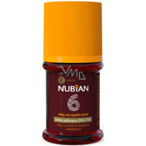 Nubian OF6 Sonnenschutzöl, geringer Schutz 60 ml