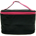 Fa Etue schwarz rosa Reißverschluss und Ohr 20 x 13 x 12 cm 1 Stück