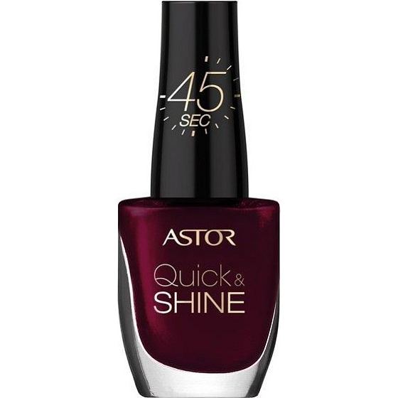 Astor Quick & Shine Nagellack Nagellack 302 Glas Wein 8 ml