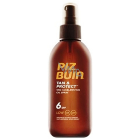 Piz Buin Tan & Protect SPF6 Schutzöl beschleunigt den Bräunungsprozess 150 ml Spray