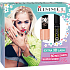 Rimmel London Extra 3D Wimpern-Wimperntusche 003 Extreme Black 8 ml + 60 Sekunden Nagellack von Rita Ora Nagellack 408 Peachella 8 ml, Kosmetikset