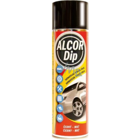 Alcor Dip abnehmbare Flüssigfolie Schwarz - matt 500 ml Spray